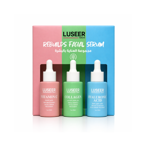 LUSEER-REBUILDS-FACIAL-SERUM-X3-SET-30ML LUSEER Nature Rebuilds Facial Serum X3 Set 30Ml